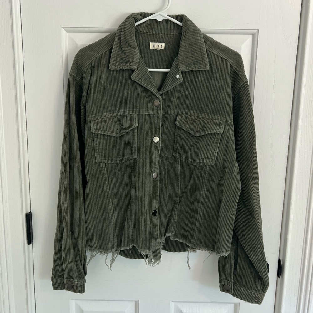 GREY BANDIT: corduroy green jacket